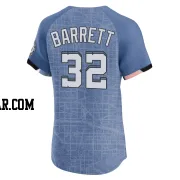 Aaron Barrett Men's Washington Nationals Blue Elite 2025 City Connect Jersey