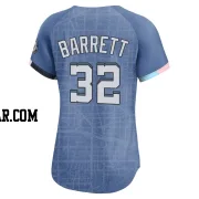 Aaron Barrett Women's Washington Nationals Blue Limited 2025 City Connect Jersey
