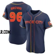 Aaron Brown Men's Houston Astros Navy Authentic 2022 City Connect Jersey