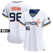 Aaron Brown Women's Houston Astros White Limited 2025 City Connect Jersey