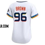 Aaron Brown Women's Houston Astros White Limited 2025 City Connect Jersey