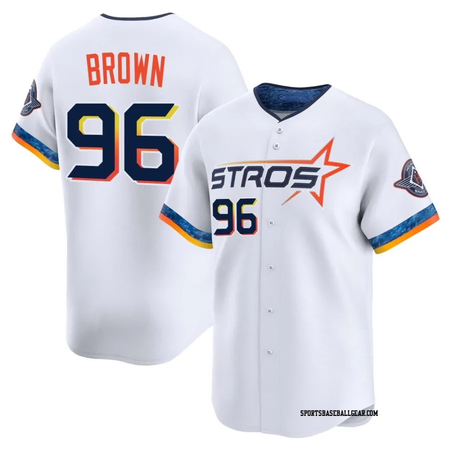 Aaron Brown Youth Houston Astros White Limited 2025 City Connect Jersey