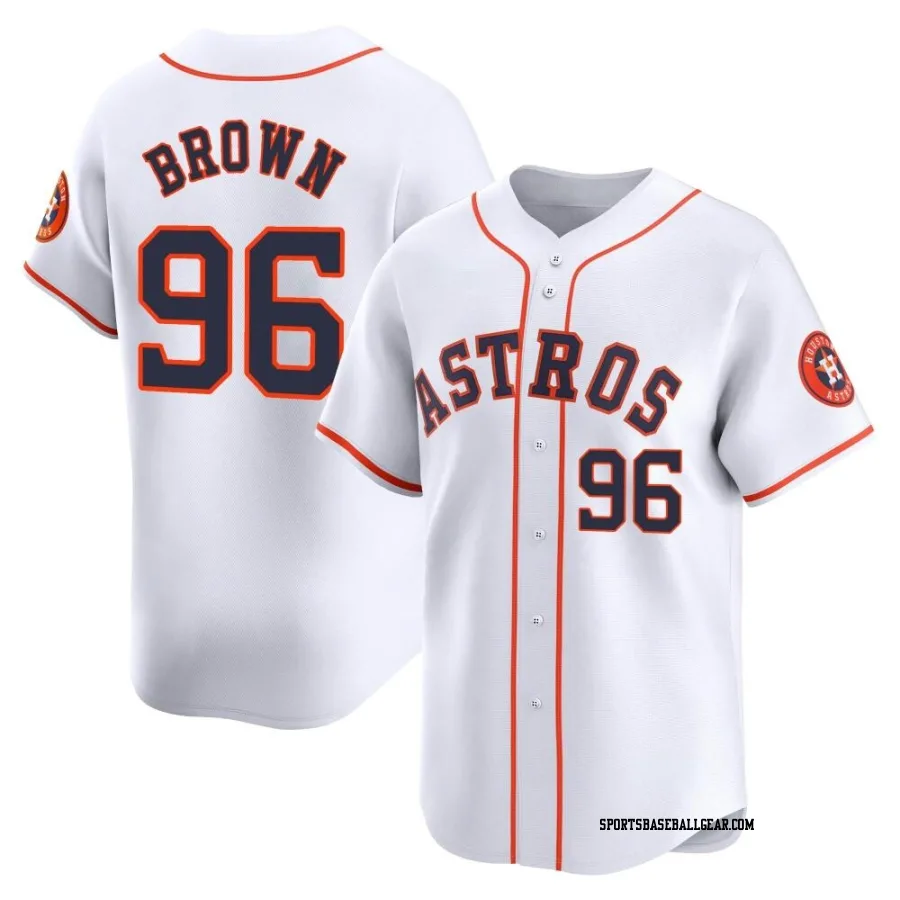 Aaron Brown Youth Houston Astros White Limited Home Jersey