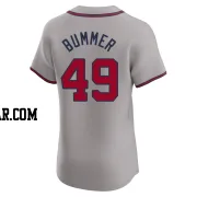 Aaron Bummer Men's Atlanta Braves Gray Elite Road Jersey