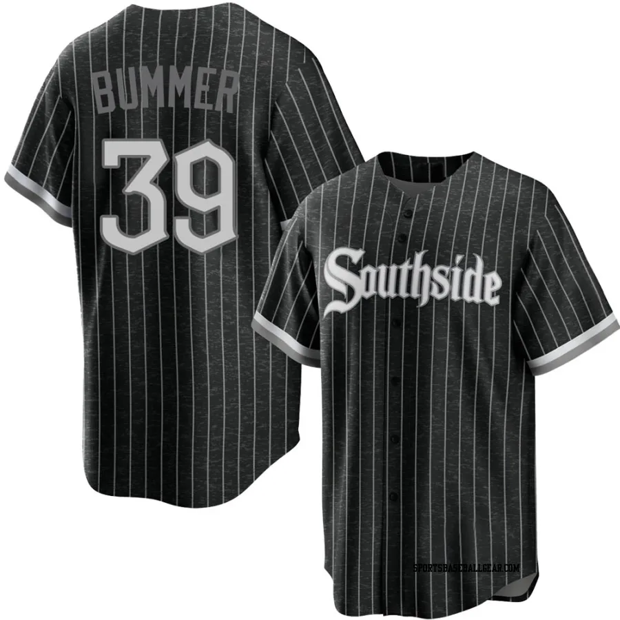 Aaron Bummer Men's Chicago White Sox Black Replica 2021 City Connect Jersey