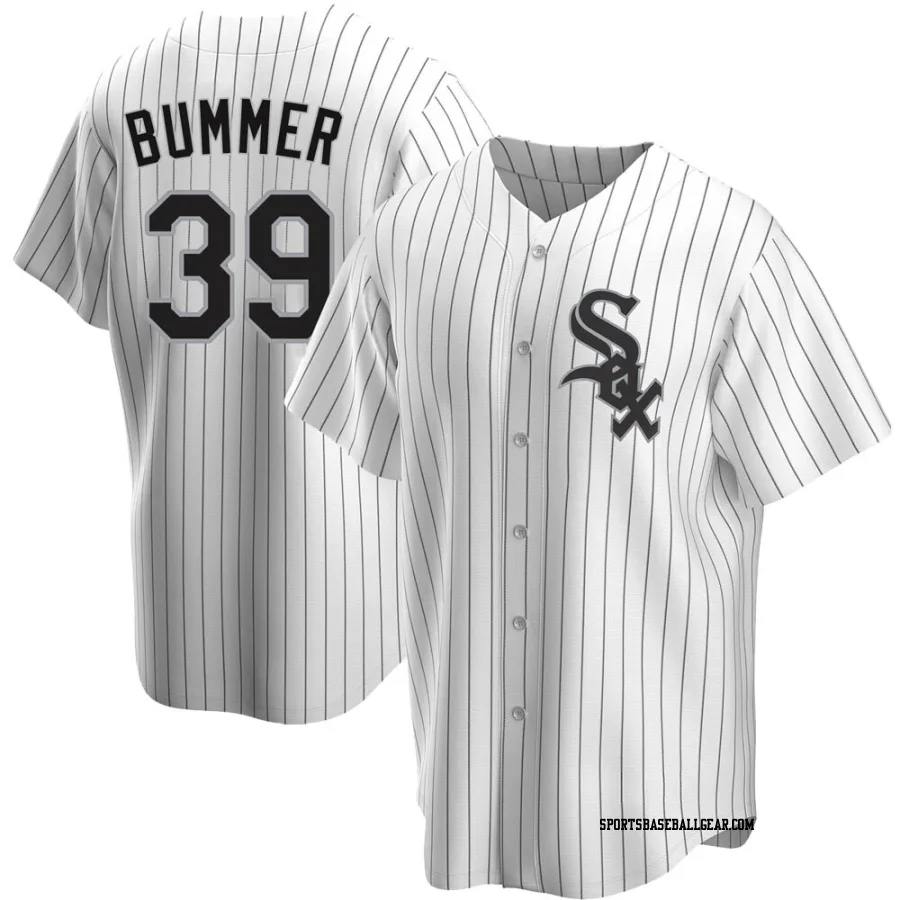Aaron Bummer Men's Chicago White Sox White Replica Home Jersey