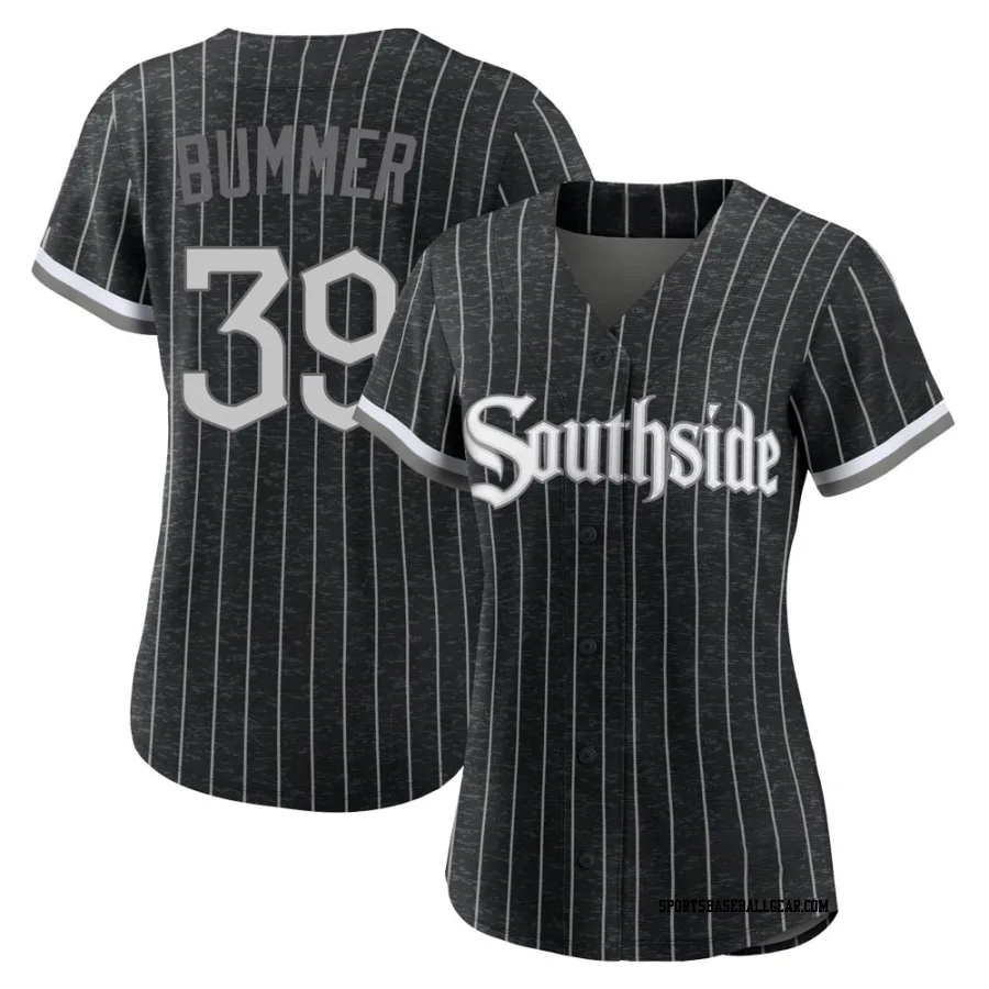 Aaron Bummer Women's Chicago White Sox Black Authentic 2021 City Connect Jersey