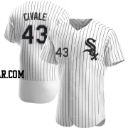 Aaron Civale Men's Chicago White Sox White Authentic Home Jersey