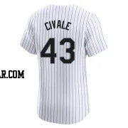 Aaron Civale Men's Chicago White Sox White Elite Home Jersey