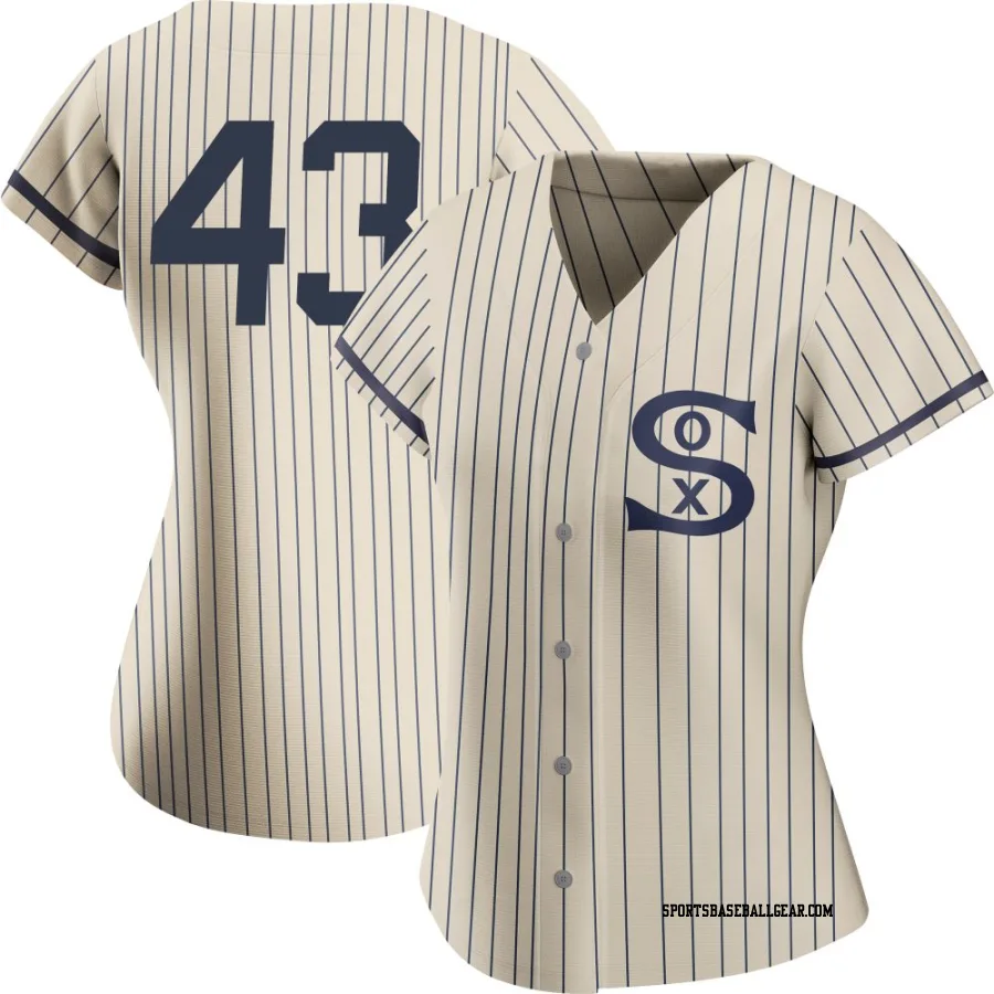 Aaron Civale Women's Chicago White Sox Cream Authentic 2021 Field of Dreams Jersey