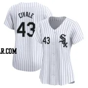 Aaron Civale Women's Chicago White Sox White Limited Home Jersey