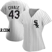 Aaron Civale Women's Chicago White Sox White Replica Home Jersey