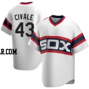 Aaron Civale Youth Chicago White Sox White Replica Cooperstown Collection Jersey