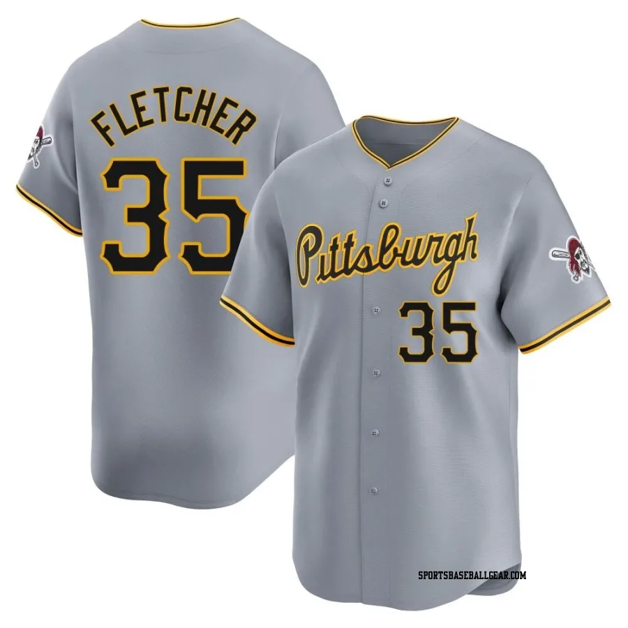 Aaron Fletcher Men's Pittsburgh Pirates Gray Limited Away Jersey