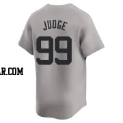 Aaron Judge Men's New York Yankees Gray Limited Away Jersey