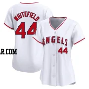 Aaron Whitefield Women's Los Angeles Angels White Limited Home Jersey