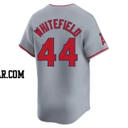 Aaron Whitefield Youth Los Angeles Angels Gray Limited Away Jersey