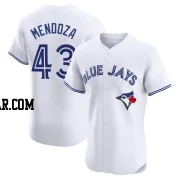 Abdiel Mendoza Men's Toronto Blue Jays White Elite Home Jersey