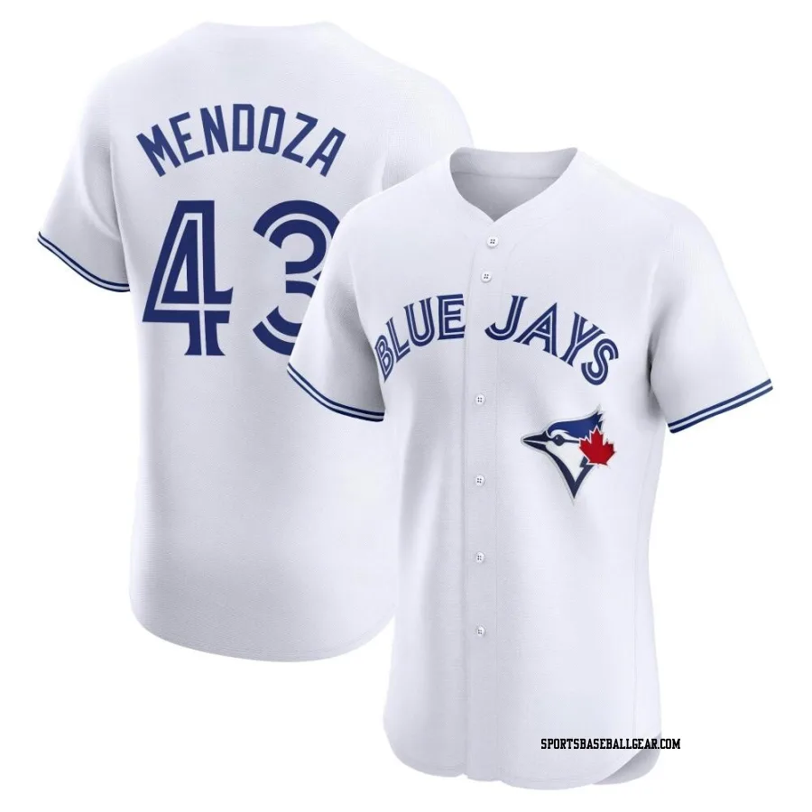Abdiel Mendoza Men's Toronto Blue Jays White Elite Home Jersey