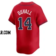 Adam Duvall Men's Atlanta Braves Red Limited Alternate Jersey