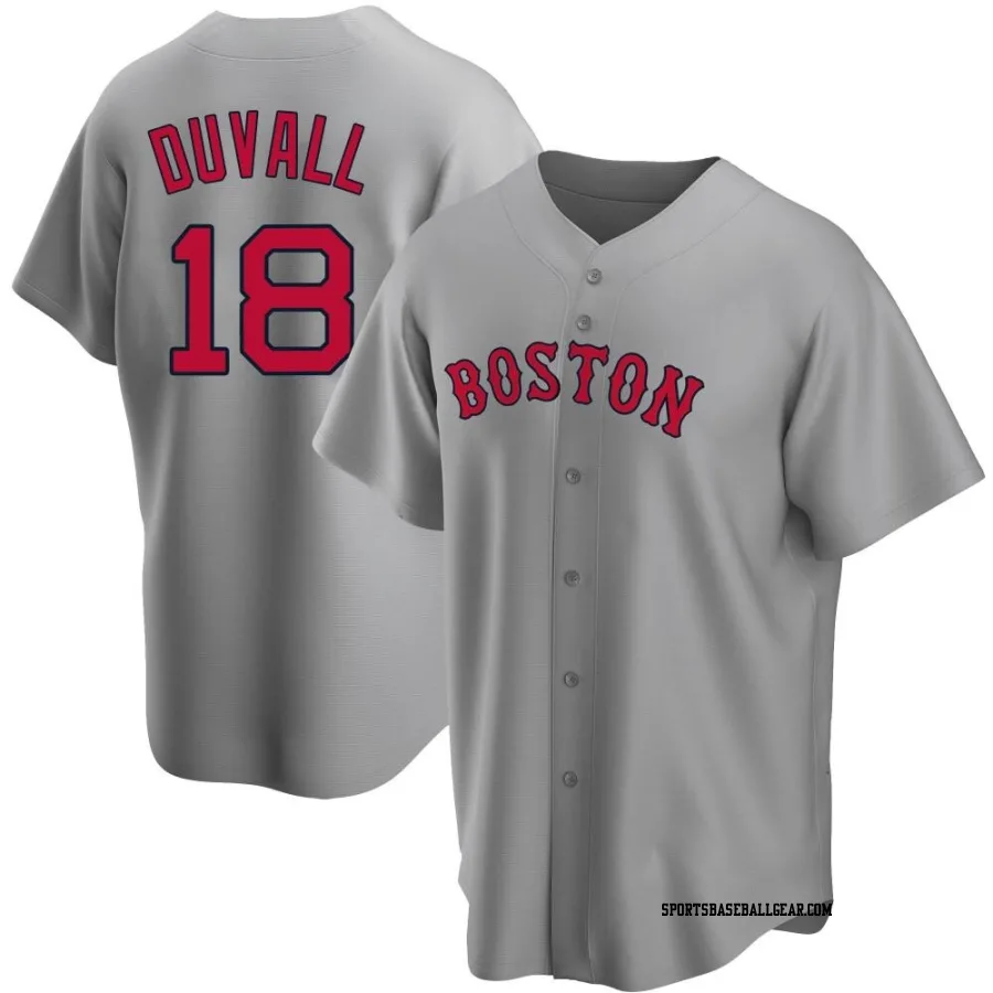 Adam Duvall Men's Boston Red Sox Gray Replica Road Jersey