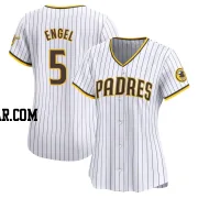 Adam Engel Women's San Diego Padres White Limited Home Jersey