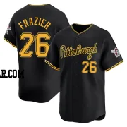Adam Frazier Men's Pittsburgh Pirates Black Limited Alternate Jersey