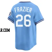 Adam Frazier Youth Kansas City Royals Light Blue Limited Throwback Cooperstown Collection Jersey