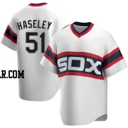 Adam Haseley Youth Chicago White Sox White Replica Cooperstown Collection Jersey