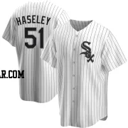 Adam Haseley Youth Chicago White Sox White Replica Home Jersey