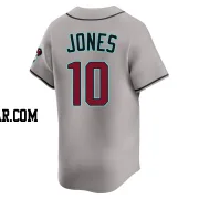 Adam Jones Men's Arizona Diamondbacks Gray Limited Alternate Jersey
