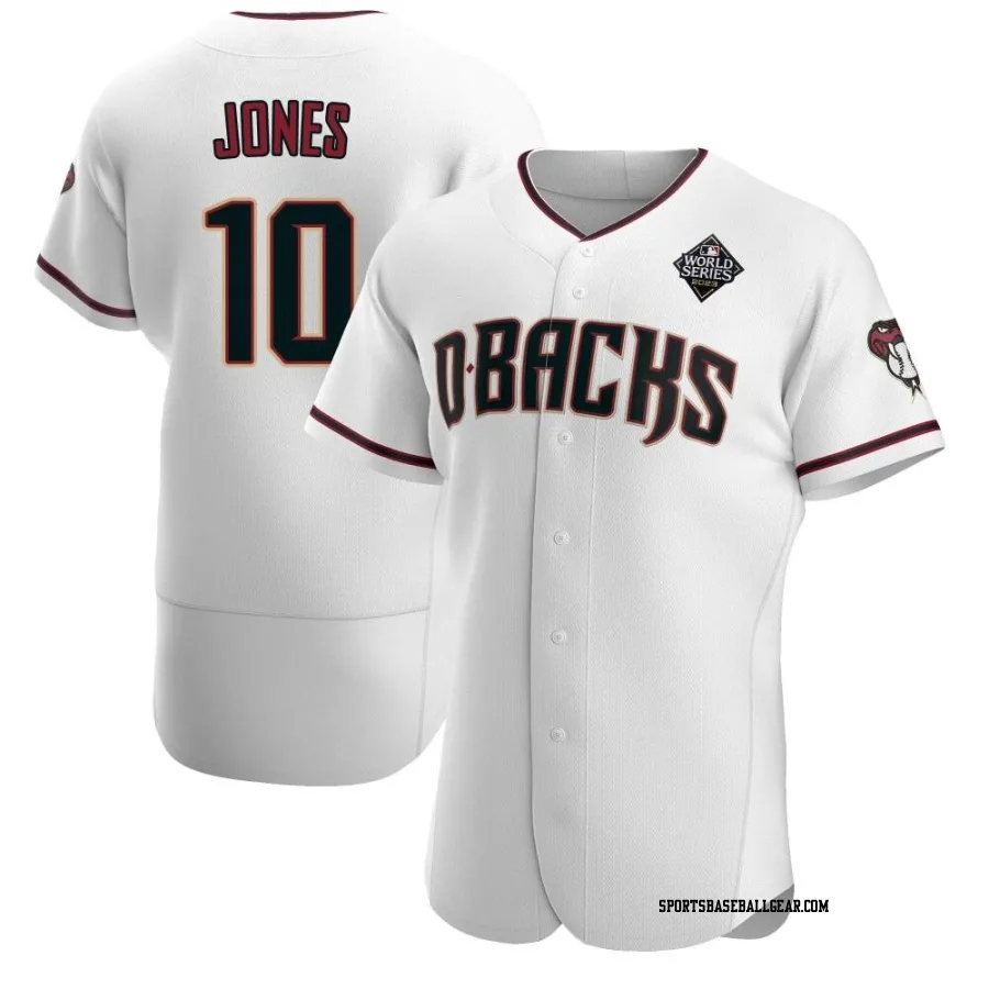 Adam Jones Men's Arizona Diamondbacks White Authentic Crimson Home 2023 World Series Jersey
