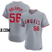 Adam Kolarek Men's Los Angeles Angels Gray Elite Road Jersey