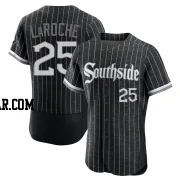 Adam LaRoche Men's Chicago White Sox Black Authentic 2021 City Connect Jersey