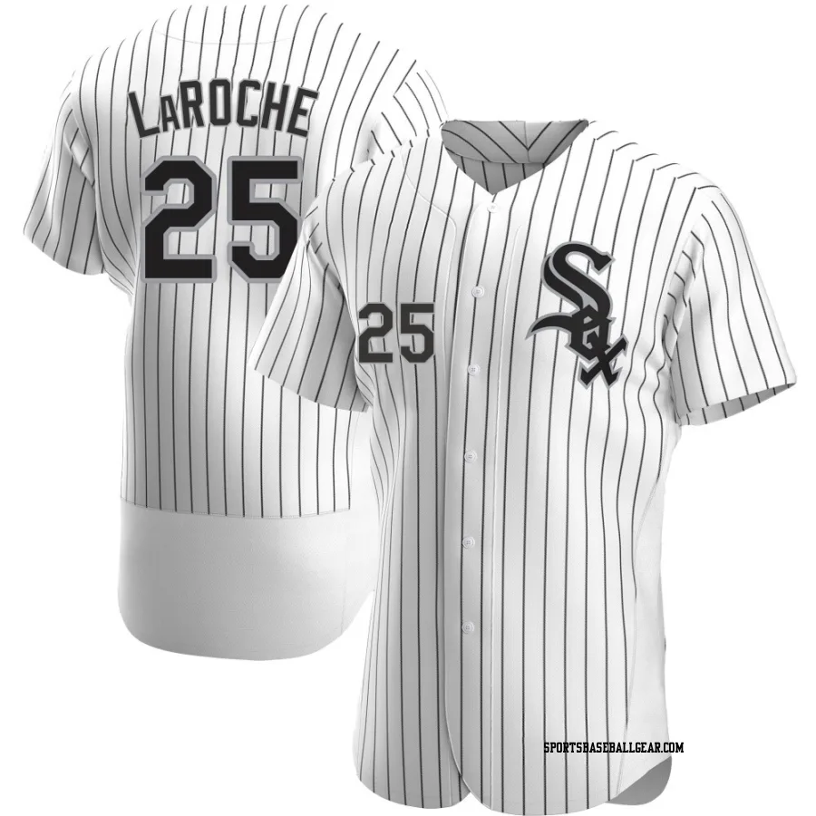 Adam LaRoche Men's Chicago White Sox White Authentic Home Jersey