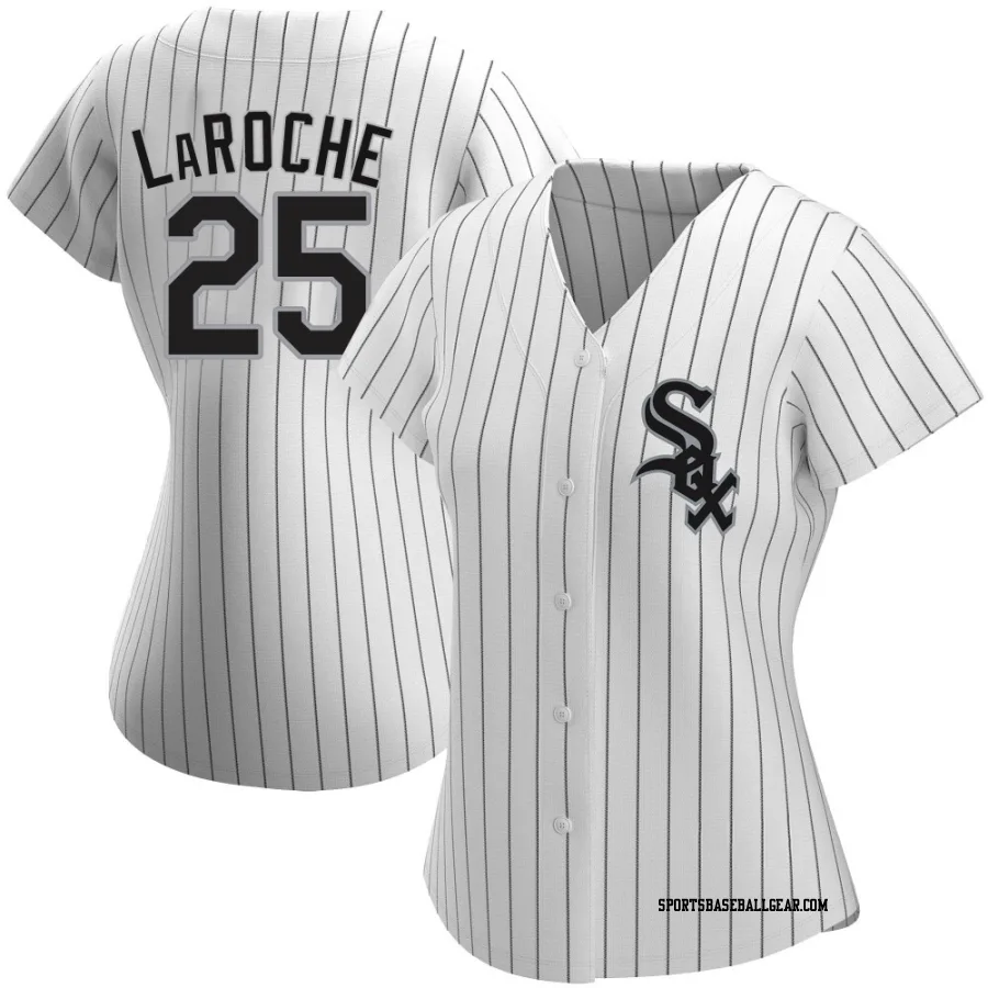 Adam LaRoche Women's Chicago White Sox White Authentic Home Jersey