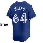 Adam Macko Youth Toronto Blue Jays Royal Limited Alternate Jersey