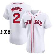Adam Magpoc Men's Boston Red Sox White Elite Home Jersey
