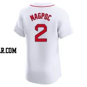 Adam Magpoc Men's Boston Red Sox White Elite Home Jersey