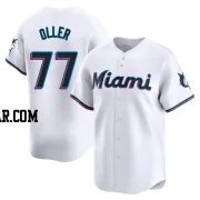 Adam Oller Men's Miami Marlins White Limited Home Jersey