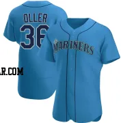 Adam Oller Men's Seattle Mariners Royal Authentic Alternate Jersey