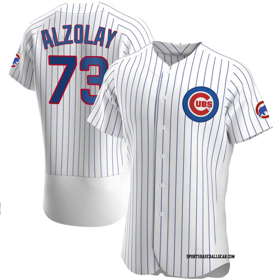 Adbert Alzolay Men's Chicago Cubs White Authentic Home Jersey