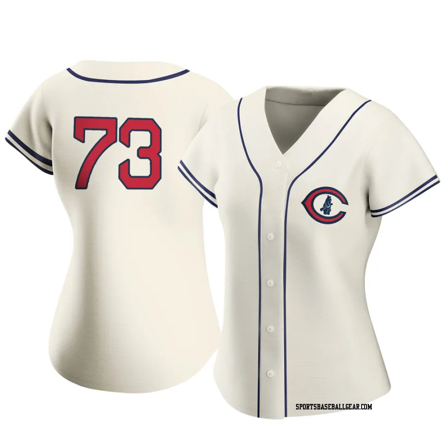 Adbert Alzolay Women's Chicago Cubs Cream Authentic 2022 Field Of Dreams Jersey