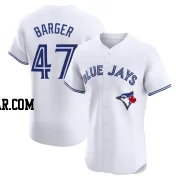 Addison Barger Men's Toronto Blue Jays White Elite Home Jersey