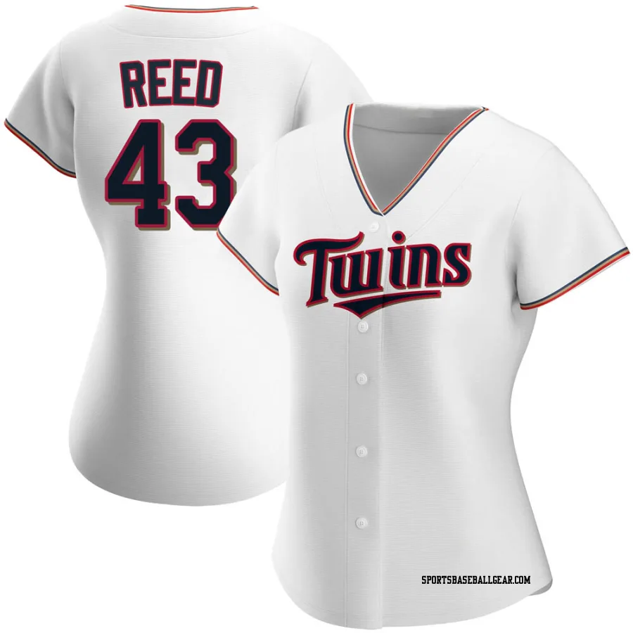 Addison Reed Women's Minnesota Twins White Authentic Home Jersey