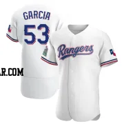 Adolis Garcia Men's Texas Rangers White Authentic Home Jersey