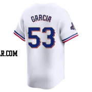 Adolis Garcia Youth Texas Rangers Gold Limited White 2024 Collection Jersey