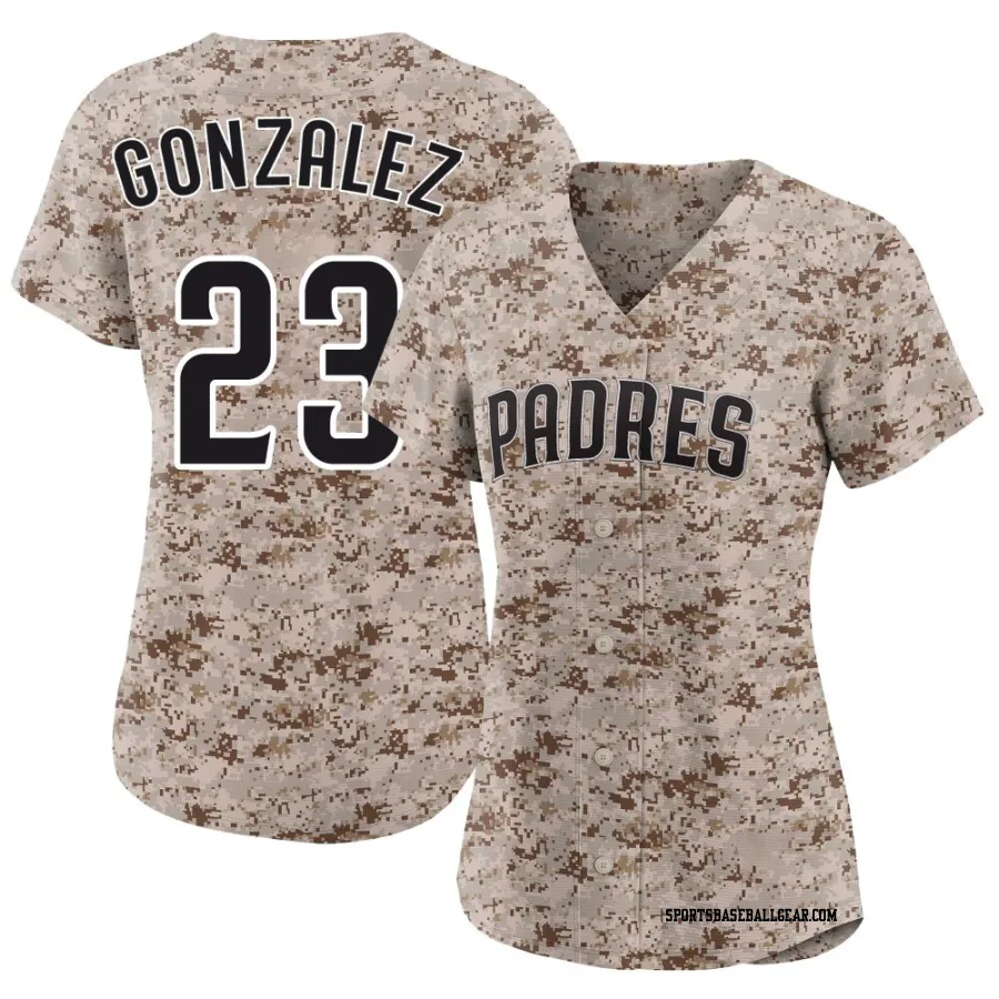 Adrian Gonzalez Women's San Diego Padres Camo Limited 2nd Alternate Jersey