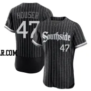 Adrian Houser Men's Chicago White Sox Black Authentic 2021 City Connect Jersey
