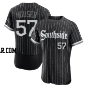 Adrian Houser Men's Chicago White Sox Black Authentic 2021 City Connect Jersey